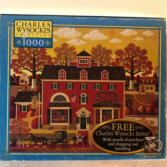 Charles Wysocki ~ 1000 pc Puzzle ~ Americana ~ Benjamin’s Musical Tools~ - Picture 1 of 7
